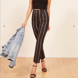 Reformation Marlon Pant in Sinatra Stripe 4P